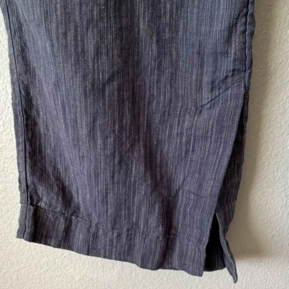 Athleta Retreat Women's High Rise Pants Wide Leg Size M Blue Raining Violet - Picture 4 of 8